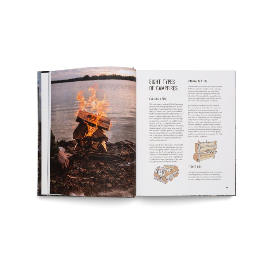 Koffietafelboek Cooking on Fire van gestalten & Eva Helbæk Tram and Nicolai Tram