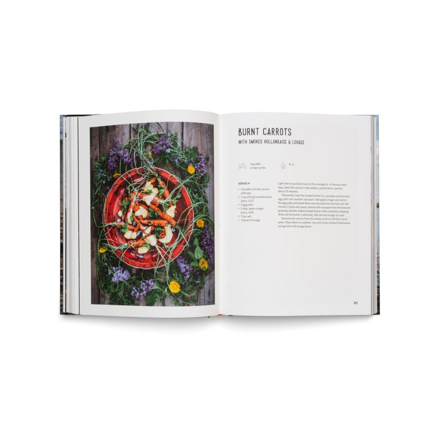 Koffietafelboek Cooking on Fire van gestalten & Eva Helbæk Tram and Nicolai Tram