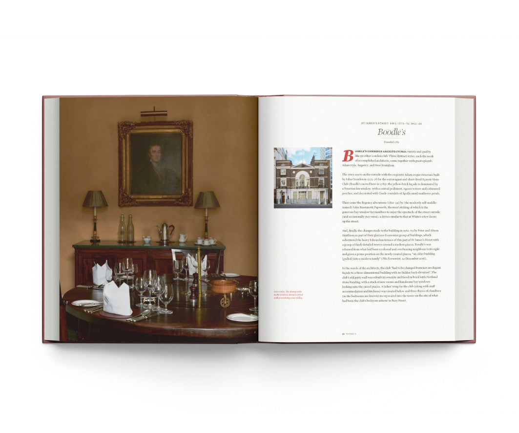 Koffietafelboek The London Club. Architecture, Interiors, Art