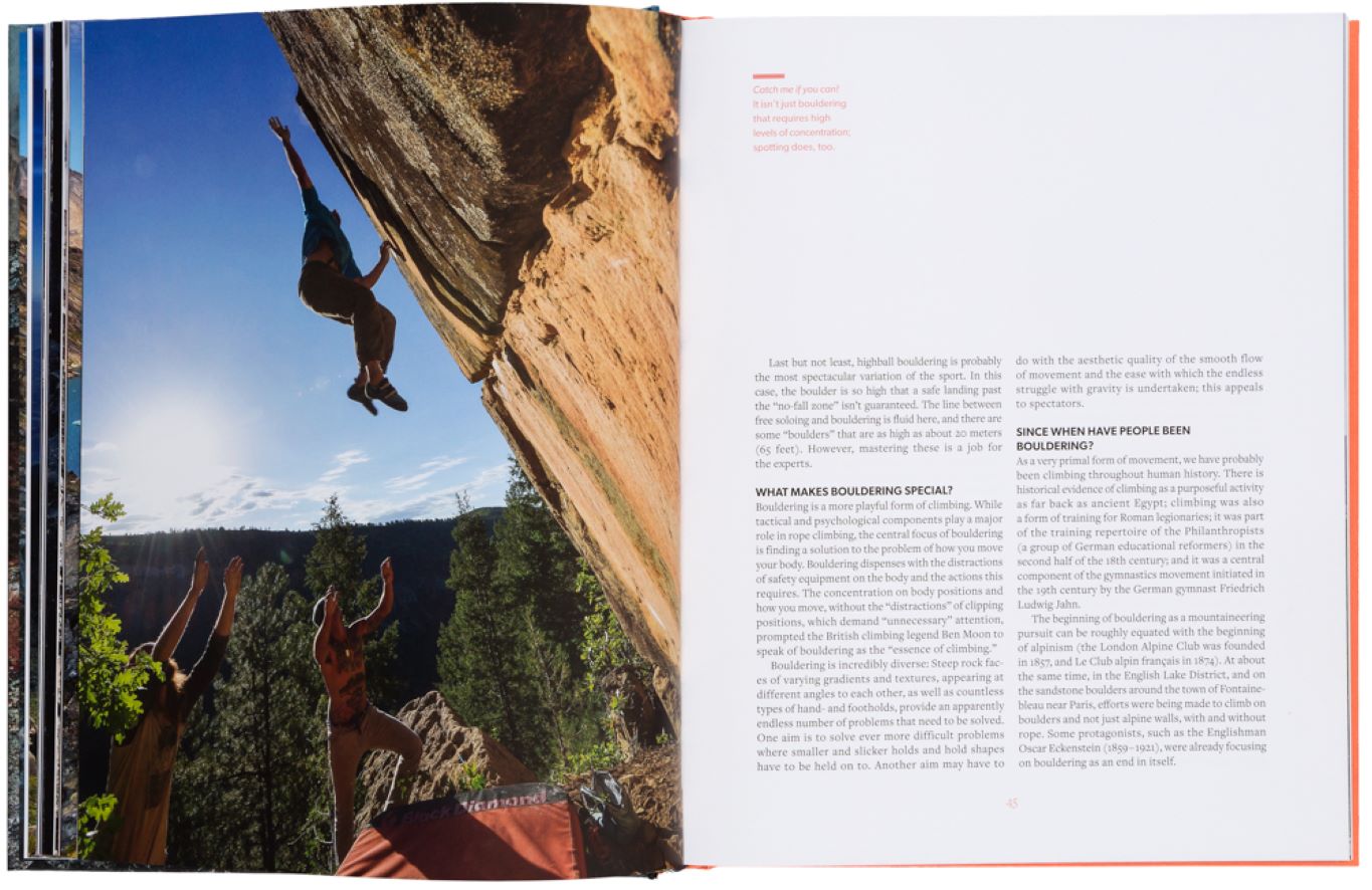 Koffietafelboek Bouldering van gestalten en Bernd Zangerl