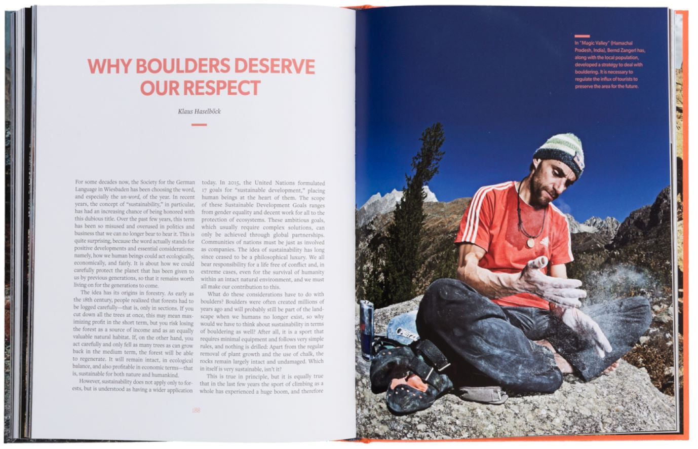 Koffietafelboek Bouldering van gestalten en Bernd Zangerl