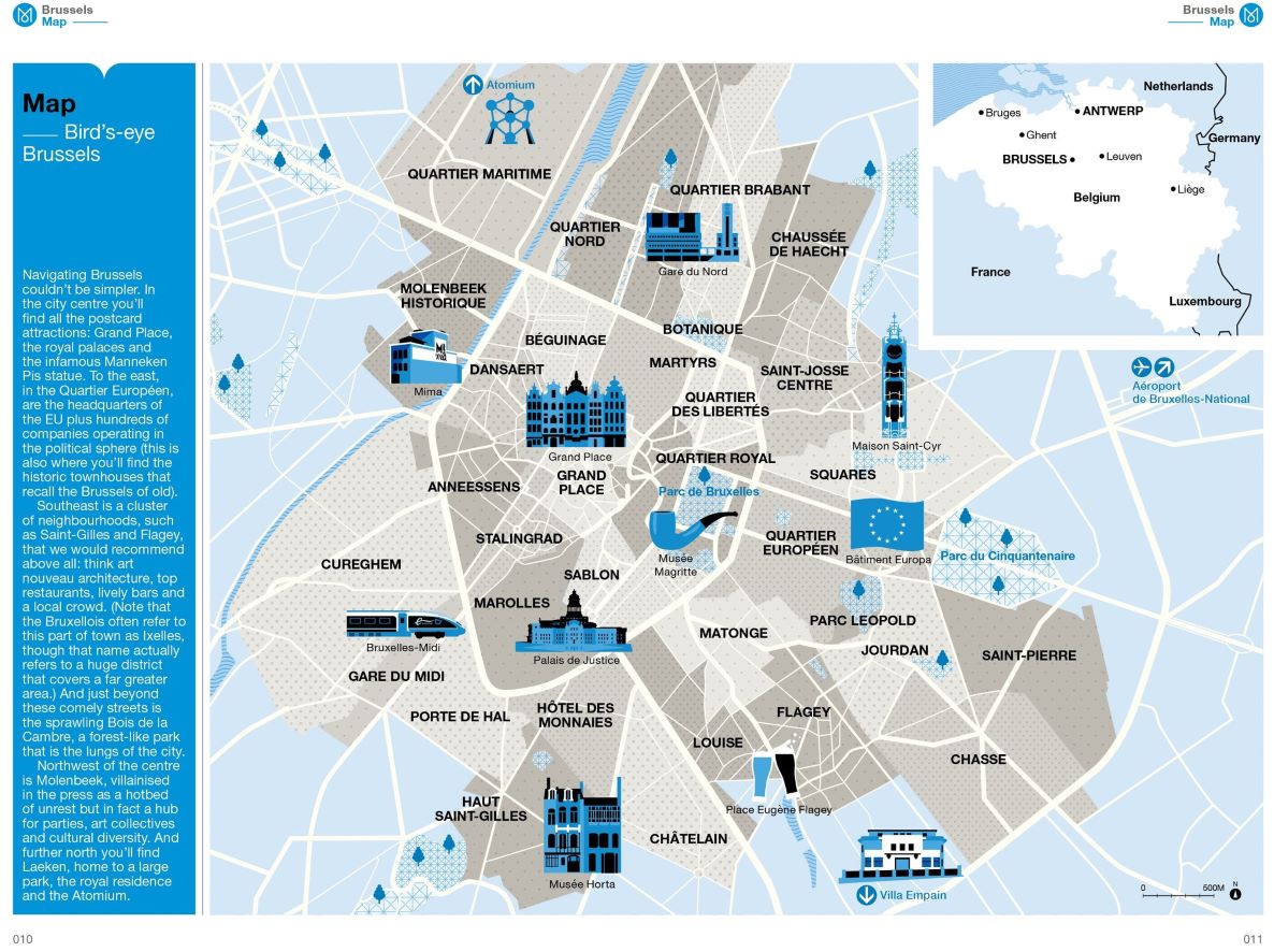 Koffietafelboek The Monocle Travel Guide to Brussels + Antwerp