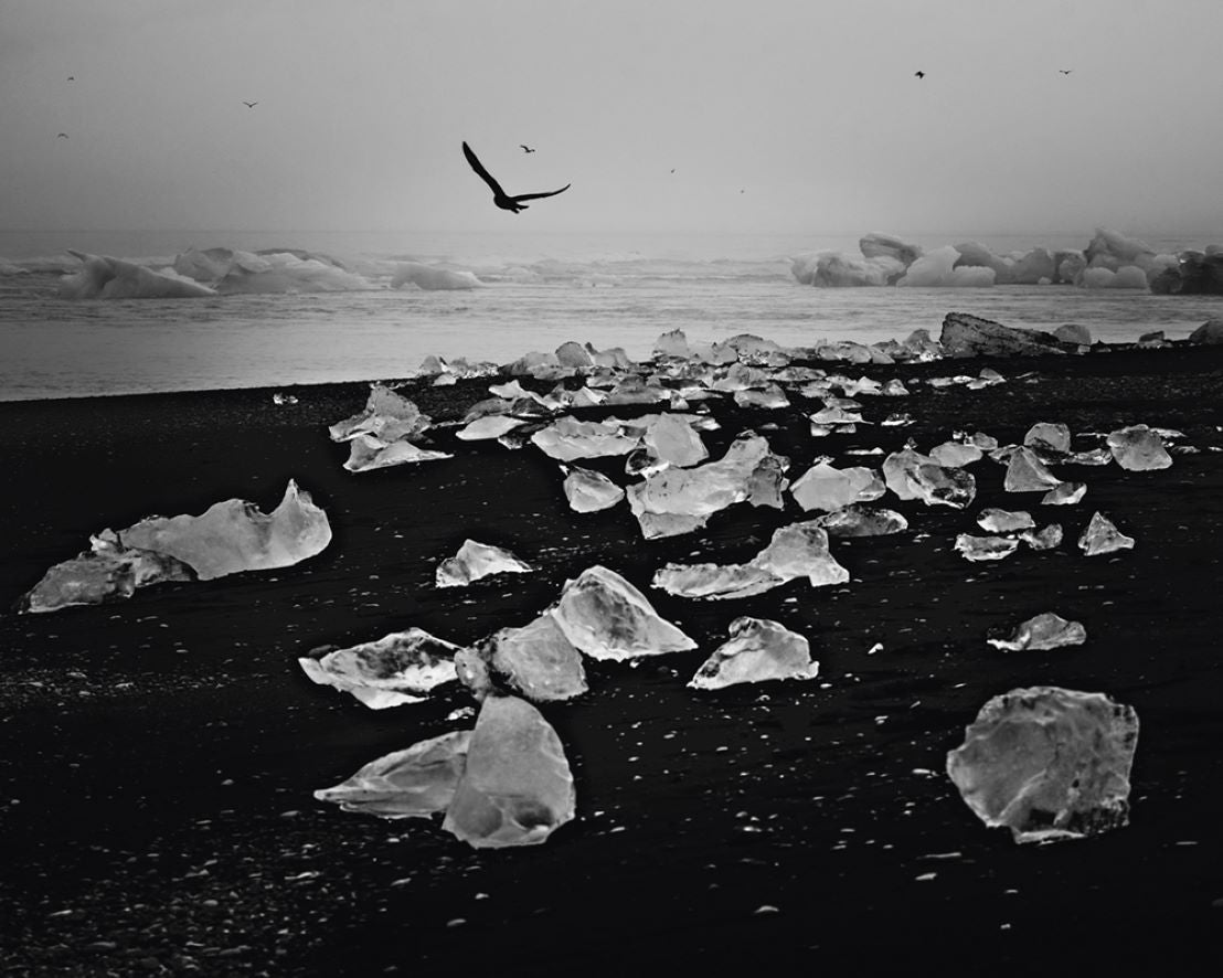 Livre de table basse Ice is Black