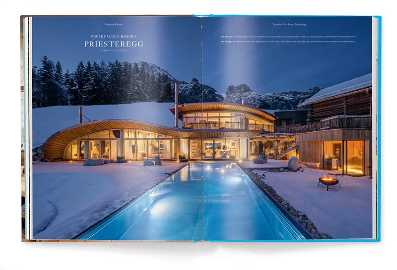 Koffietafelboek Mountain Escapes, The Finest Hotels And Retreats From The Alps To The Andes By Martin N Kunz