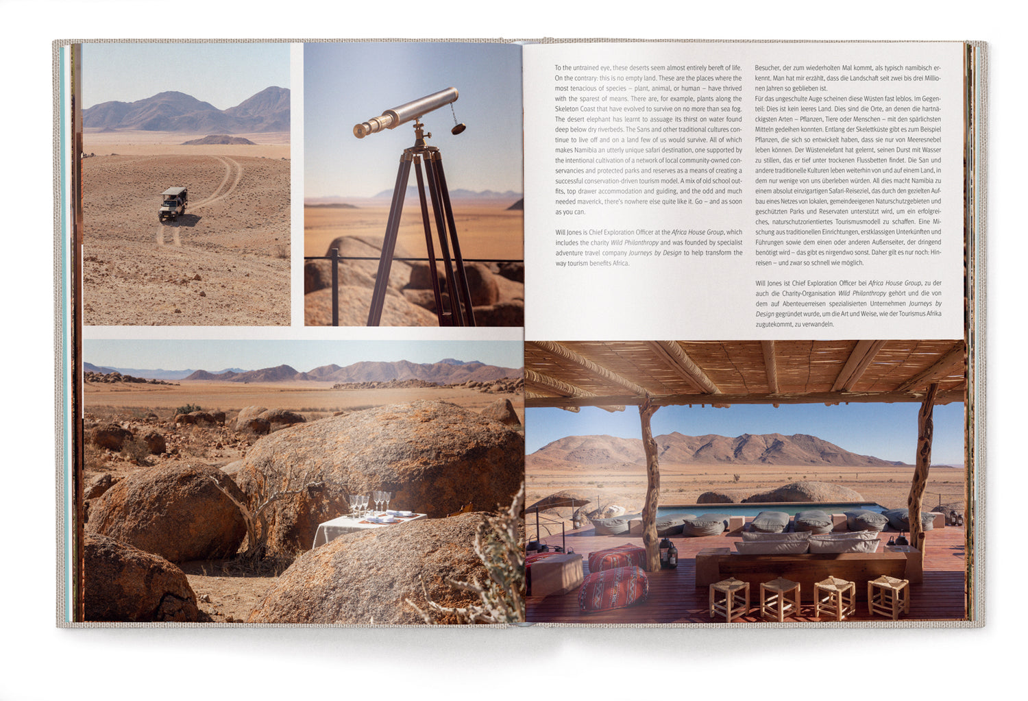 Livre de table basse Green Namibia par Patricia Parinejad