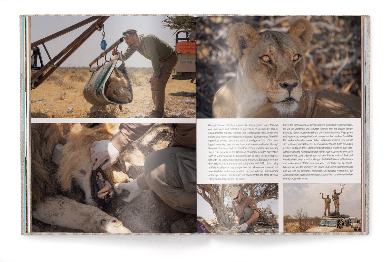 Livre de table basse Green Namibia par Patricia Parinejad