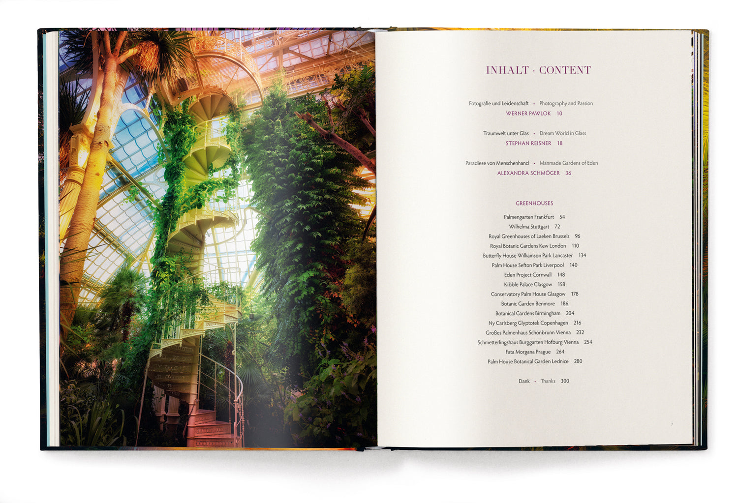 Koffietafelboek Greenhouses, Cathedrals for Plants van Werner Pawlok