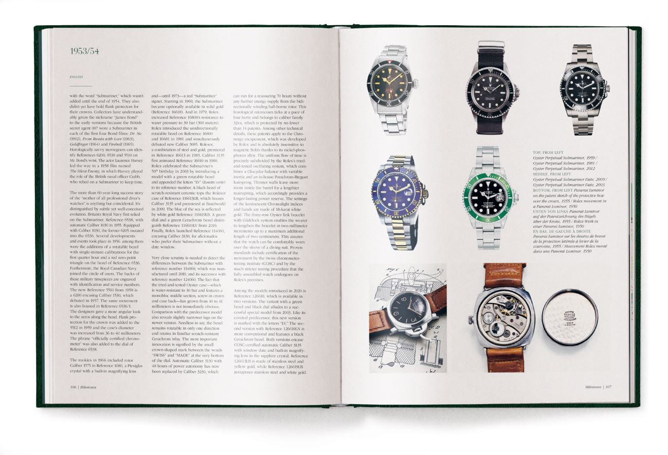 Livre de table basse The Watch Book Rolex, 3e édition mise à jour et étendue par Gisbert L Brunner