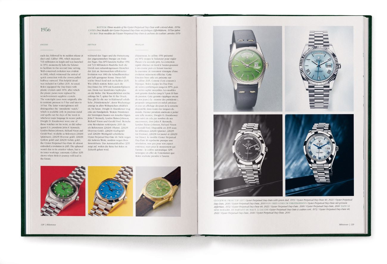 Livre de table basse The Watch Book Rolex, 3e édition mise à jour et étendue par Gisbert L Brunner