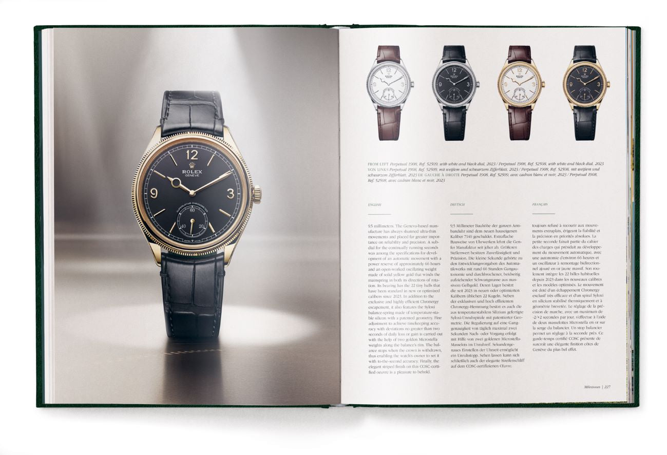 Livre de table basse The Watch Book Rolex, 3e édition mise à jour et étendue par Gisbert L Brunner