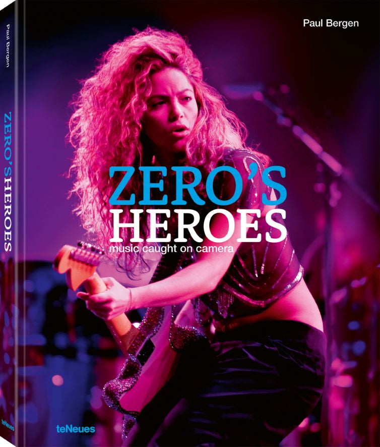 Livre de table basse Zero's Heroes, Music Caught on Camera de Paul Bergen