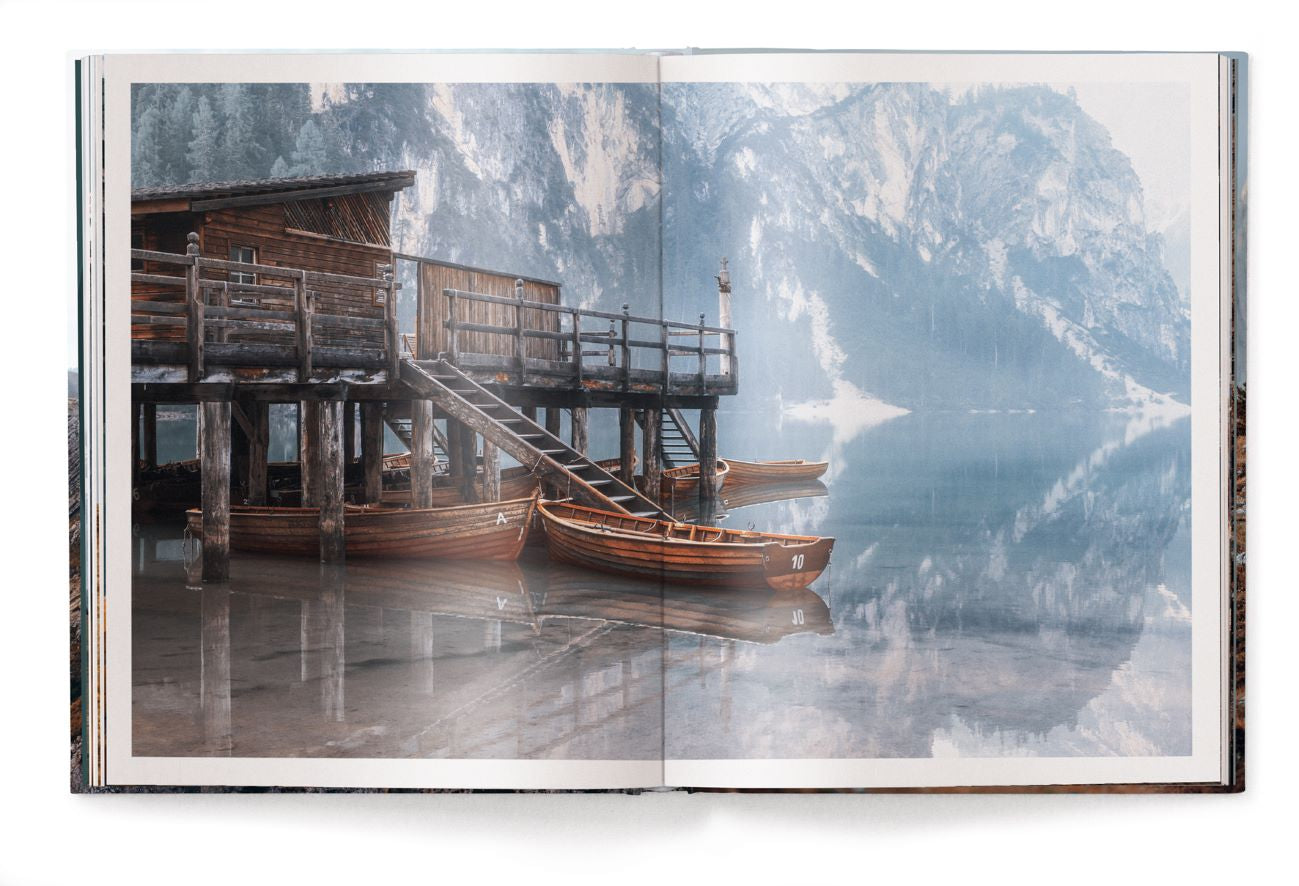 Livre de table basse Évasion, à la découverte des Dolomites Un voyage visuel et des aventures de Guerel Sahin