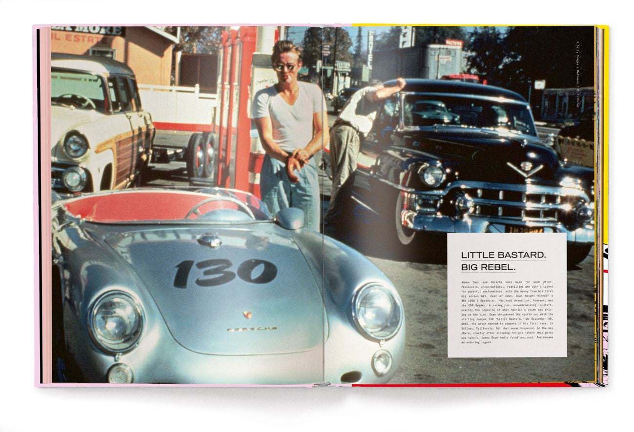 Livre de table basse Porsche Vibes, La passion et le mode de vie Porsche de Michael Köckritz