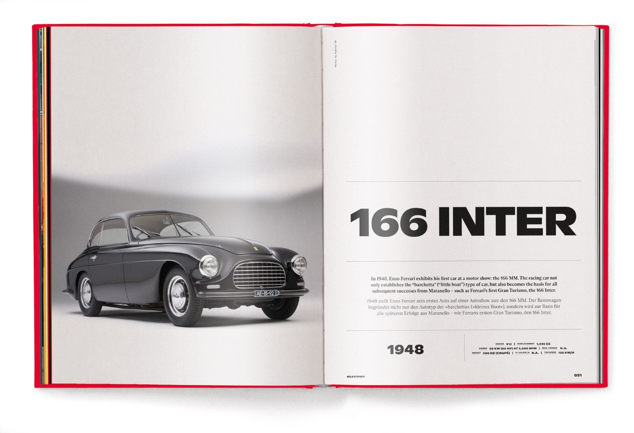 Koffietafelboek The Ferrari Book van Michael Köckritz