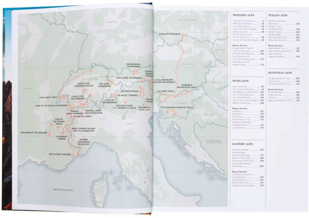 Koffietafelboek Wanderlust Alps van Gestalten & Alex Roddie