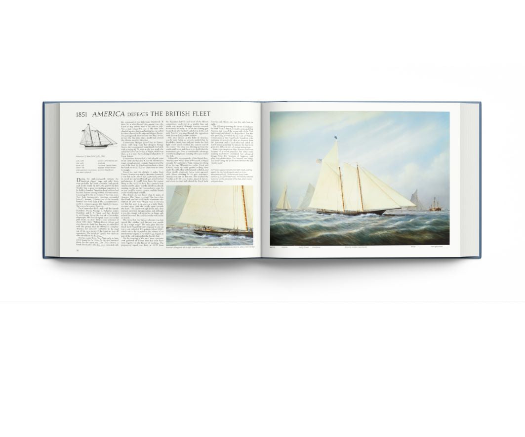 Koffietafelboek The Story of the America's Cup, 1851-2021 van Ranulf Rayner en Tim Thompson