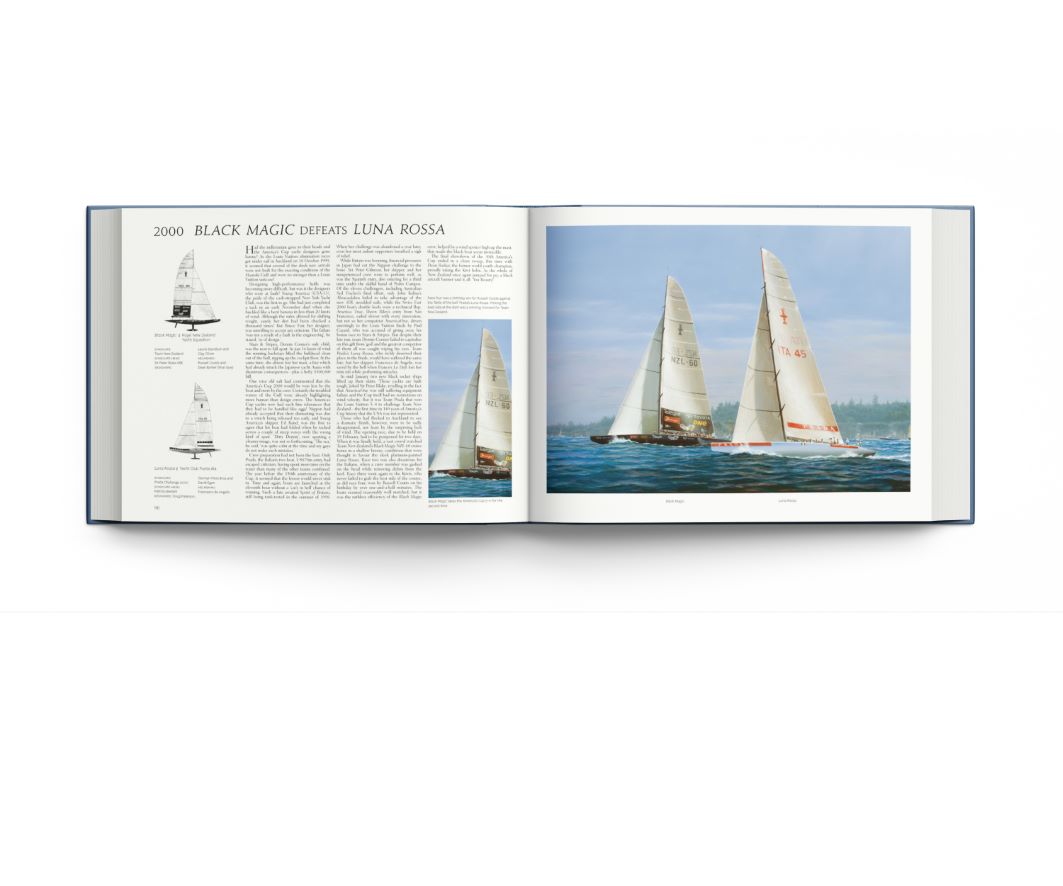 Koffietafelboek The Story of the America's Cup, 1851-2021 van Ranulf Rayner en Tim Thompson