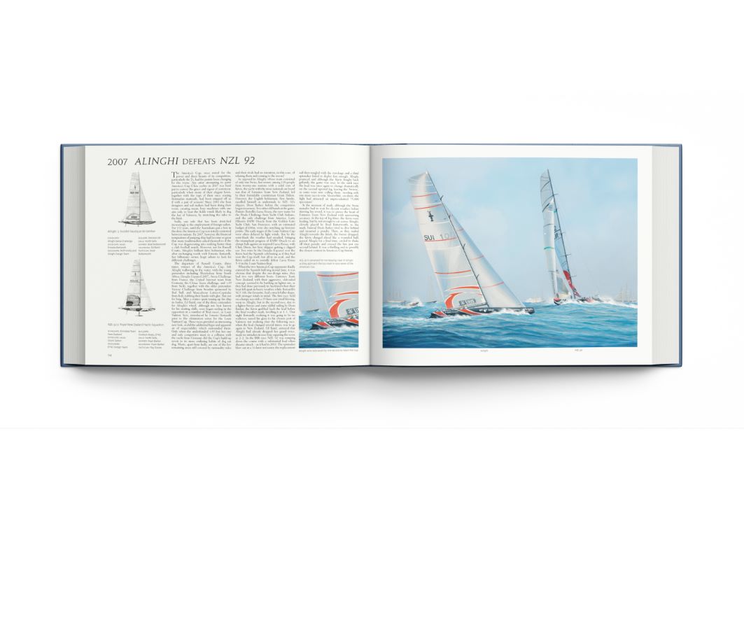 Koffietafelboek The Story of the America's Cup, 1851-2021 van Ranulf Rayner en Tim Thompson