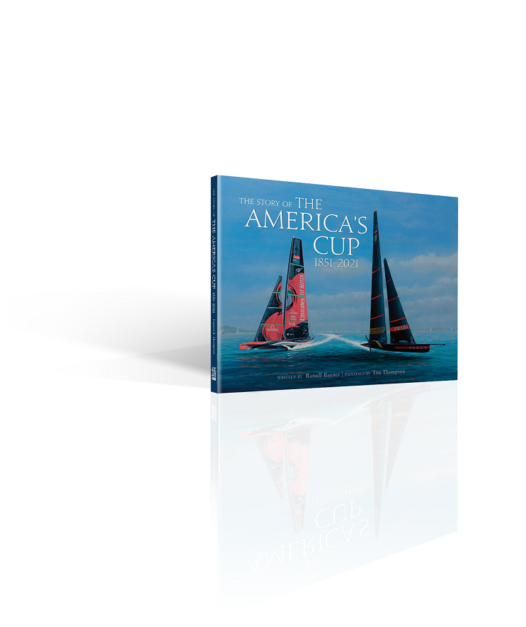 Koffietafelboek The Story of the America's Cup, 1851-2021 van Ranulf Rayner en Tim Thompson