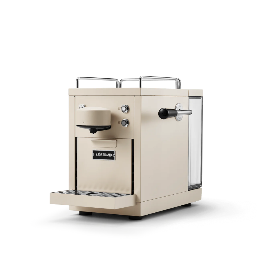 Sjöstrand Espresso capsule koffiemachine in beige