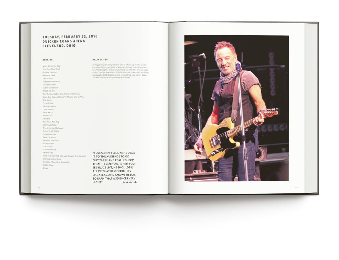 Koffietafelboek Bruce Springsteen: Live in the Heartland van Janet Macoska, Peter Chakerian en Dr. Lauren Onkey