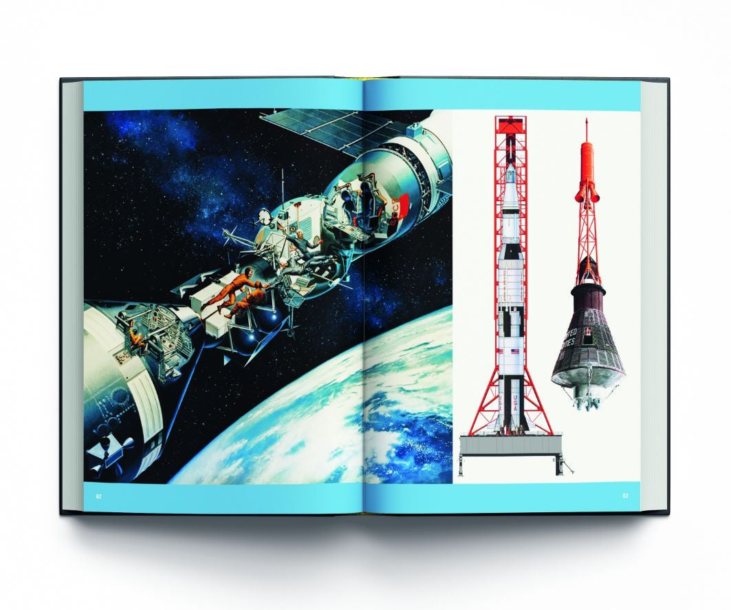 Koffietafelboek Space Posters and Paintings, Art About NASA van Bill Schwartz