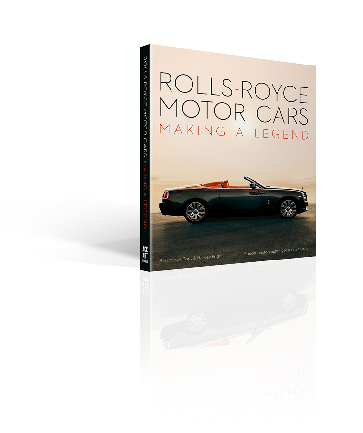 Koffietafelboek Rolls-Royce Motor Cars, Making a Legend van Simon Van Booy, Harvey Briggs en Mariona Vilarós