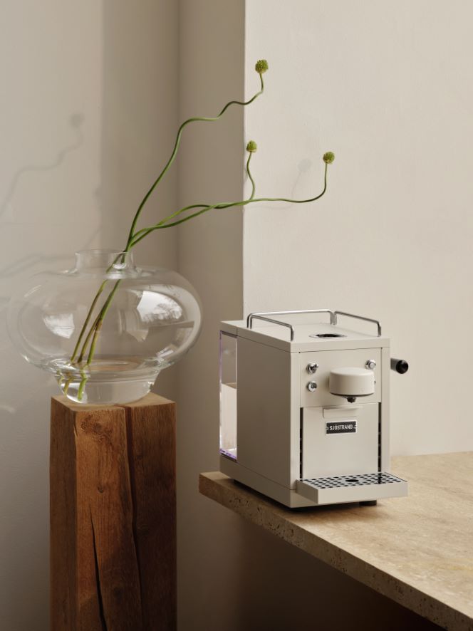 Sjöstrand Espresso capsule koffiemachine in beige