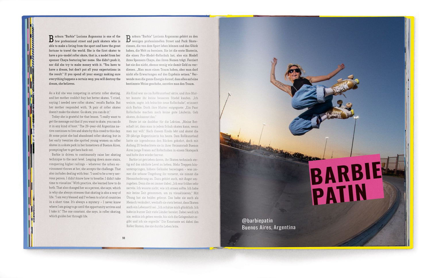 Livre de table basse Rollerskaters, La vie est meilleure sur 8 roues