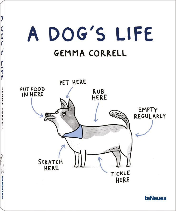 Koffietafelboek A Dog´s Life van Gemma Correll