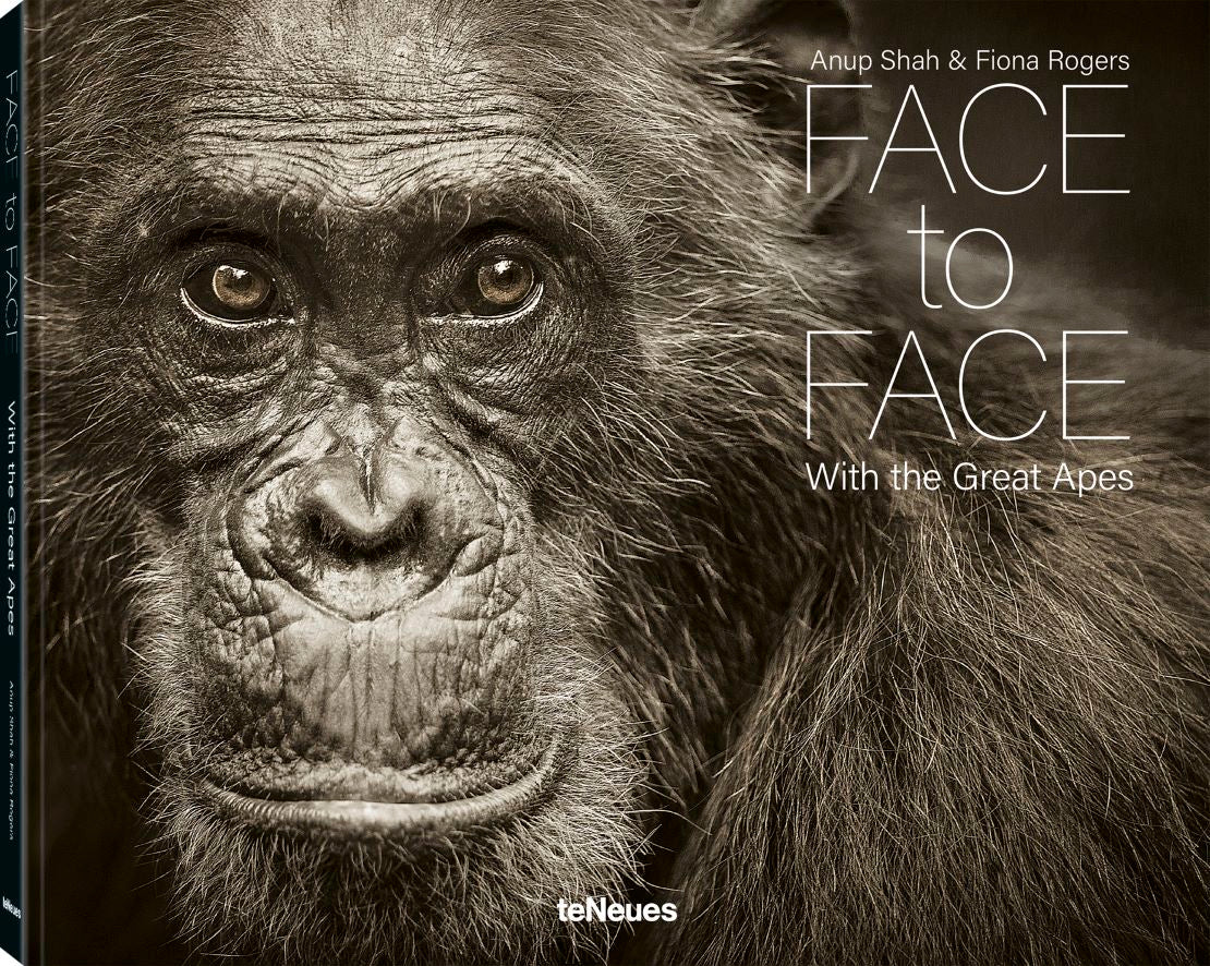 Koffietafelboek Face to Face, With the Great Apes van Anup Shah en Fiona Rogers